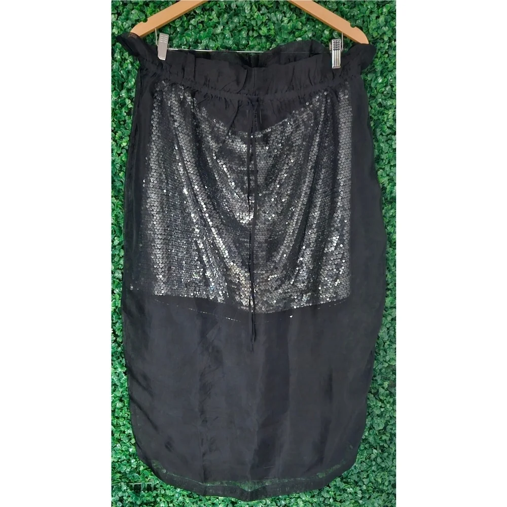 J.Crew Collection Layered Silk Organza Sequin Skirt - Picture 7 of 12